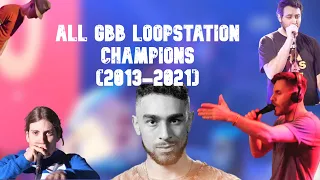 All gbb loopstation champions (2013-2021)