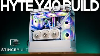 Check out this Snow White Hyte Y40 PC BUILD!