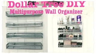 DOLLAR TREE DIY MULTIPURPOSE WALL ORGANIZER || AMAZING Price $5 Only