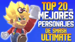 Top 20 CASI Mejores Personajes de SMASH ULTIMATE!