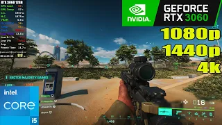 RTX 3060 12 + i5 13600K | Battlefield 2042 Season 4 - 1080p, 1440p, 4k