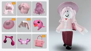 GET 13 FREE PINK ITEMS & FREE HAIRS ROBLOX🥰🩷 *EASY TO GET* (2024)