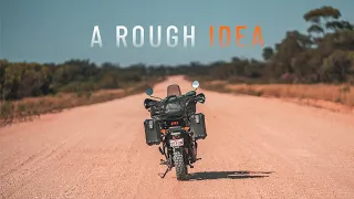 Solo motorbike ride into the outback to find the Wall of China on a Royal Enfield Himalayan S1-E1