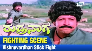 Chandaagi Neeru Kudilra Baddathava | Rudra Naga | Vishnuvardhan | Fight Scene