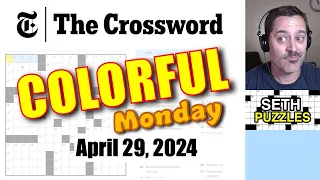 April 29, 2024 (Monday): "Outburst of Color!" New York Times Crossword Puzzle