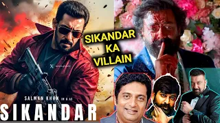 Sikandar: Salman khan, Bobby Deol, Sanjay Dutt, Vijay Sethupati, Sikandar Movie Villain Announcement