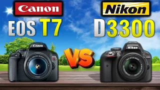 CANON EOS T7 VS NIKON D3300 DSLR COMPARISON || Shehzad Tech Reviews