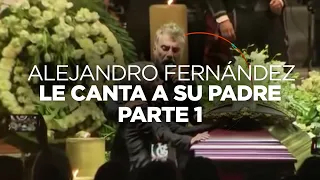 "Perdóname si te he ofendido", le canta Alejandro Fernández a Vicente Fernández/ Parte 1