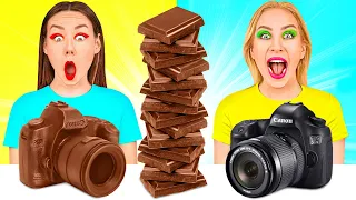 Défi Chocolat vs Réalité Nourriture #3 | Défi du chocolat par BooBoom Challenge