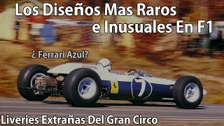 Los Diseños/Liveries Mas Raros, Unicos e Inusuales De la F1 !