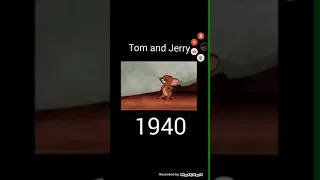Evolution of Tom and Jerry 1940-2021 #Shorts #evolution