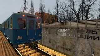 Поездка на 81-702 "Тип Д" в Garys's Mod Metrostroi