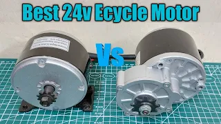 My1016 Vs My1016z2 Electric Cycle motor 24v 250watts Comparison Difference Video