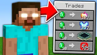 Minecraft, But Herobrine Trades OP Items…