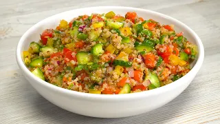 Tasty and Healthy Quinoa Salad In 20 Minutes. Recipe by Always Yummy!