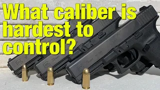 What caliber is harder to control - 9, 40, or 45?