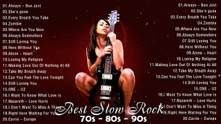 Best Slow Rock Rock Ballads 70' 80' 90' Playlits - Scorpions, Led Zeppelin, Bon Jovi, U2, Aerosmith