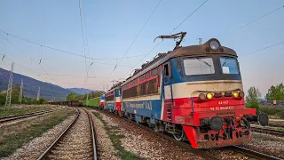 Cab ride Bulgaria: Line 82 Filipovo - Karlovo with heavy freight train