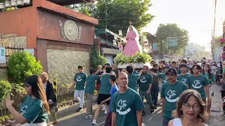 PRUSISYON NG SALUBONG PATUNGONG SIMBAHAN (Mahal na Araw sa Angono,Rizal)