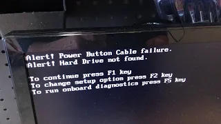 Dell Optiplex power button cable failure! A guide on how to stop the annoying error!