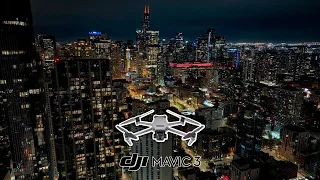 CHICAGO 🇺🇸 Cinematic Drone Night Footage | 4K Aerials - Mavic 3