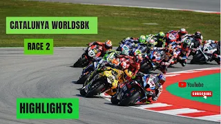 Catalunya WorldSBK Race 2 HIGHLIGHTS