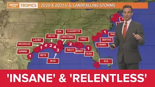 'Insane' - 19 named storms landfalls in the U.S. since 2020