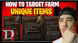 Diablo 4 How to Target Farm Uniques, Legendary Items : Shako, Penitent Graves, Temerity