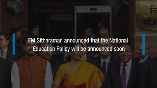 Budget 2020: Government allocates Rs 99,300 cr for education sector; new education policy soon