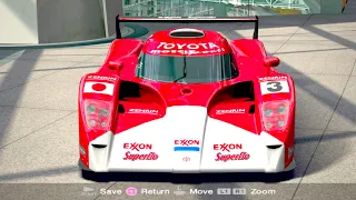Gran Turismo 4 Toyota GT-ONE Race Car (TS020) '99 Max Speed