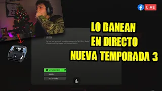 DEUS AMIR ES BANEADO EN DIRECTO *SE HACE OTRA CUENTA*  TEMPORADA 3 - WARZONE 2.0