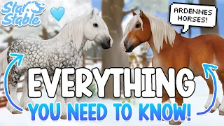 *PREPARE NOW!!* EVERYTHING YOU NEED TO KNOW ABOUT ARDENNES HORSES IN STAR STABLE!! 🐴
