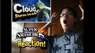 Cloud Strife Storms into Battle! Super Smash Bros. Wii U and 3DS REACTION!