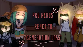 Pro heros react to Generation Loss || MHA || ft.Ranboo and Slimecicle