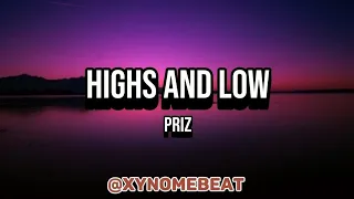 Prinz - Highs and lows (official lyrics)