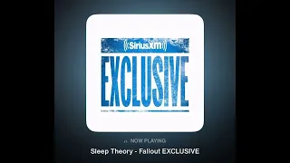 Sleep theory - Fallout (Live from Sirius XM Octane)