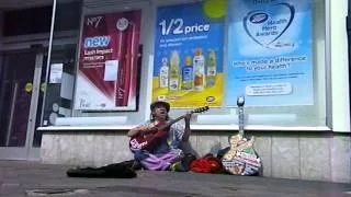 Beatles - Day in The Life / Nowhere Man - Danny McEvoy - Busking in Eastbourne   Easter 2014