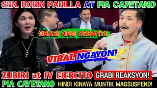Pakipag debate ni Pia Cayetano kay sen. Robin Padilla hindi kinaya! pinakilig lang!