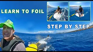 Foiling for beginners learn how to foil behind a boat or jet ski