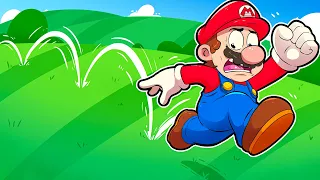 Mario World, mas é PROIBIDO parar de PULAR!