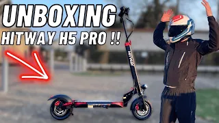 HITWAY H5 PRO !! UNBOXING DE LA MEILLEURE TROTTINETTE ÉLECTRIQUE PUISSANTE PAS CHÈRE ?! 45KM/H !!