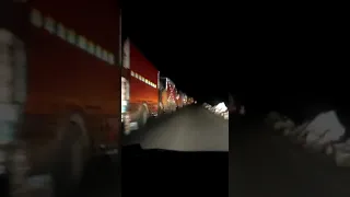 Matayeen To #Zojila traffic🚒Night Journey#Srinagar#kashmir//03/11/21#today