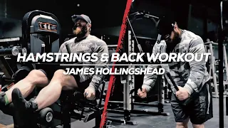 Hamstrings & Back Workout | BULKING | James Hollingshead