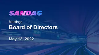 Board of Directors - May 13, 2022