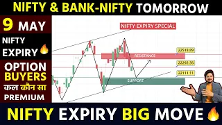 NIFTY PREDICTION FOR TOMORROW & BANKNIFTY ANALYSIS | 9 MAY 2024 | MARKET ANALYSIS FOR TOMORROW