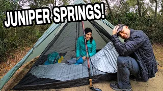 Tent Camping at Juniper Springs in Florida | Ocala National Forest