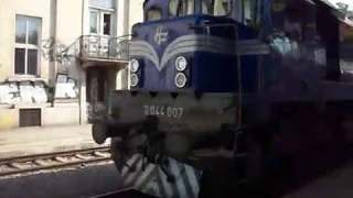 Treni alla stazione di Zagabria Croazia 08-2012