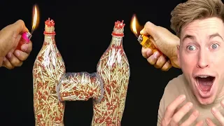 EXPERIMENT: 1000 STREICHHÖLZER vs FEUER