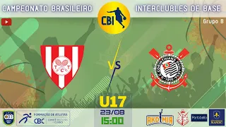 Tijuca TC (RJ) X Corinthians (SP) - CBI - Grupo B - Sub 17 Basquetebol Masculino - 2023