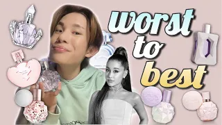 ALL Ariana Grande Fragrances RANKED - Worst to Best